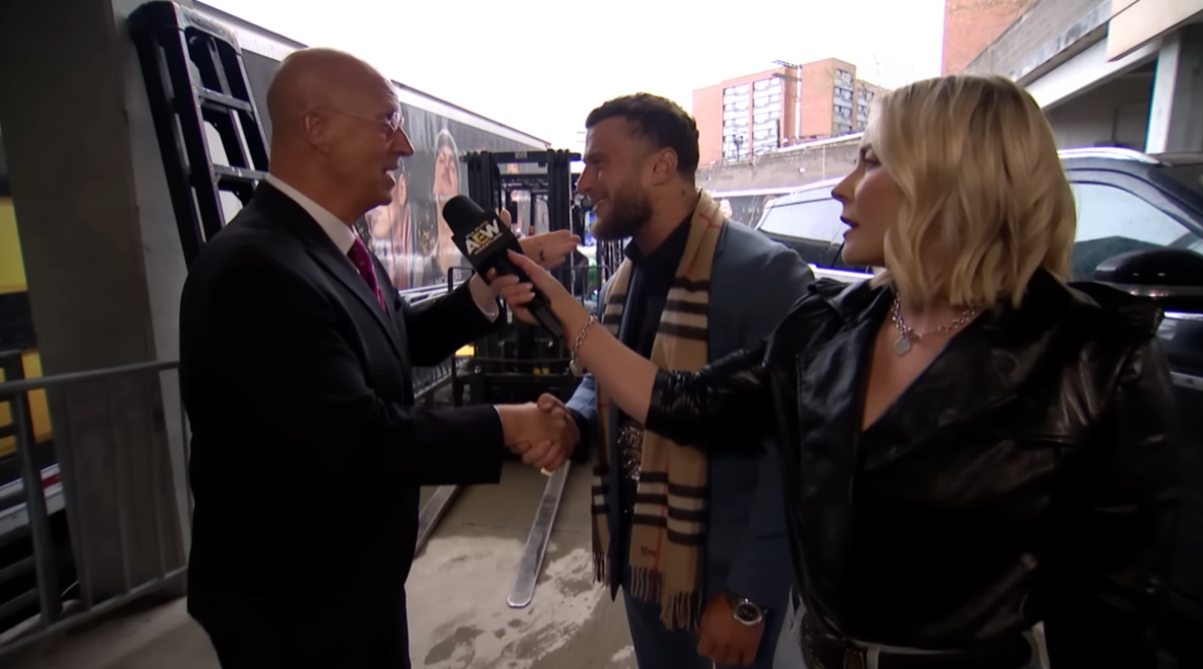 Don Callis is the bearer of bad news for Maxwell Jacob Friedman. Does anything good ever happen in the parking lot of a wrestling show?